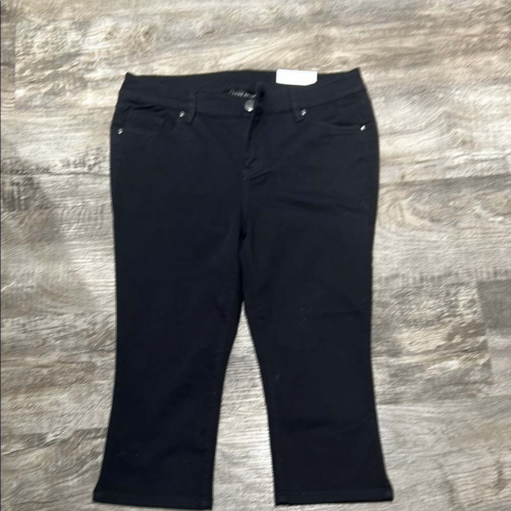 Lane Bryant Black Ankle & Cropped Jeans